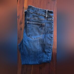 Maurices Dark Blue Mid-Rise Jeggings